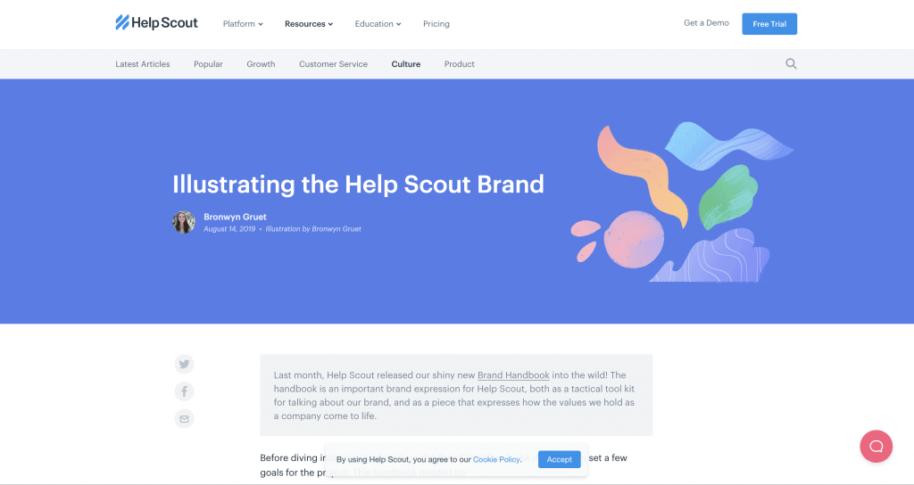 Help Scout Blog UX Best Practices